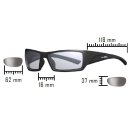 WX Vapor Set mit 3 Gläsern taktische Sonnenbrille