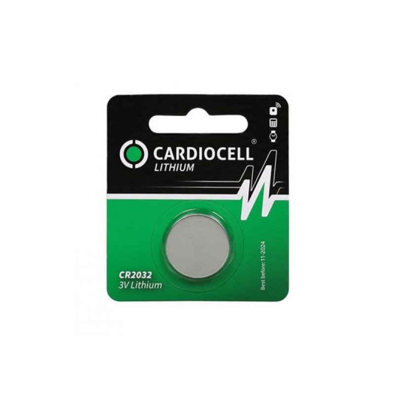Cardiocell CR2032 3V Lithium 210mAh in 1er-Blister Batterie