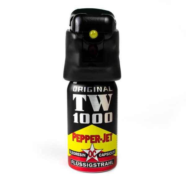 TW1000 Pfefferspray Strahl mit LED Abwehrspraygerät