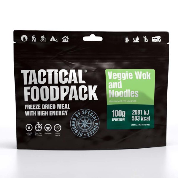 Tactical Foodpack Gemüsewok und Spaghetti 100g