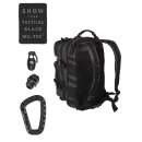 Mil-Tec US Assault Pack Small Tactical Black kleiner Rucksack Daypack