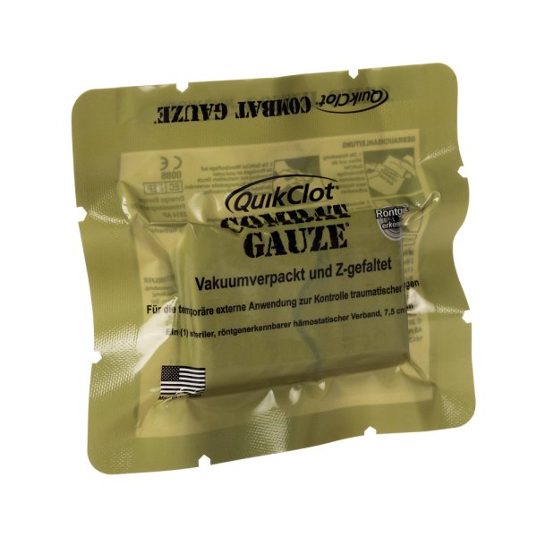 QuikClot Combat Gauze Z-Folded Hämostyptikum