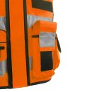 Einsatz-Warnweste Sicherheitsweste Reflektierend Orange