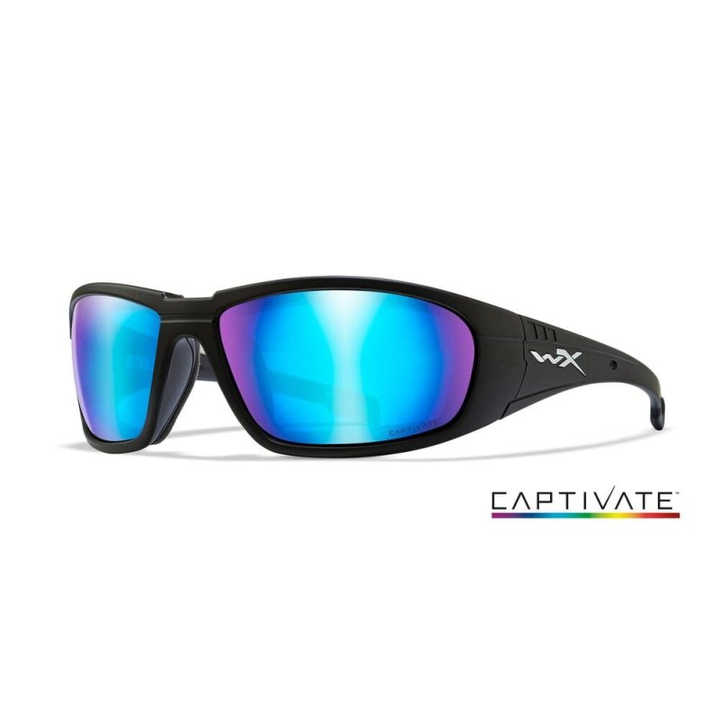 Wiley X Boss Blue Taktische Sonnenbrille Polarisiert