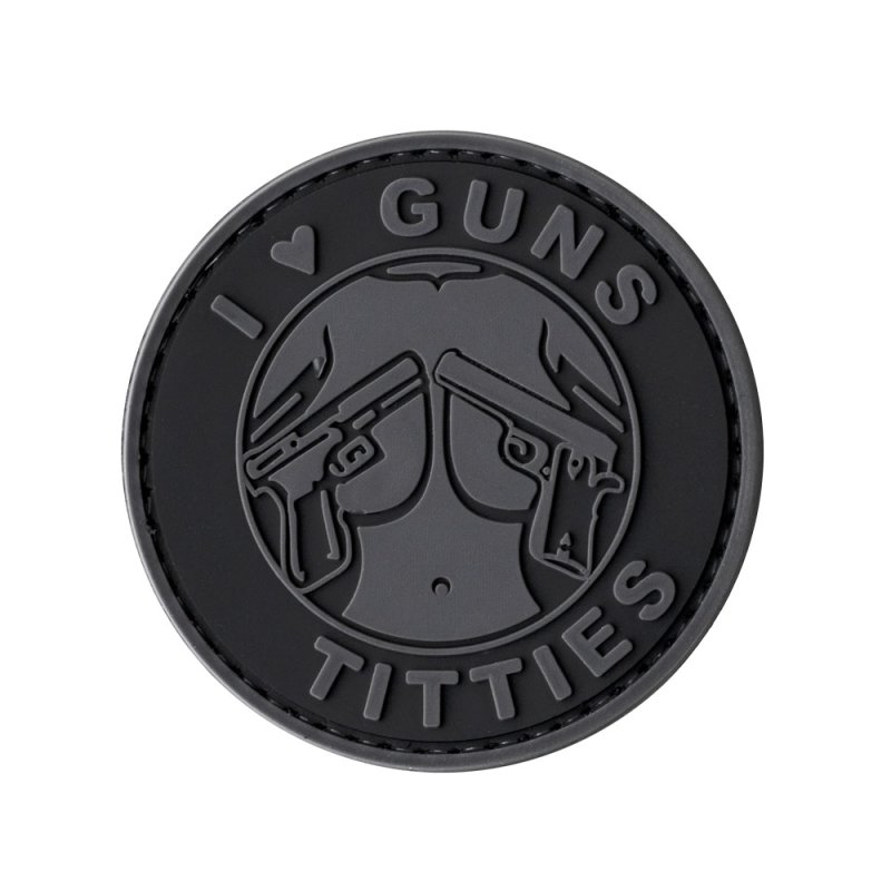 Guns and Titties Patch Black