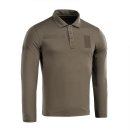 M-Tac Poloshirt - Taktisches Langarm Shirt Dark Oliv XS