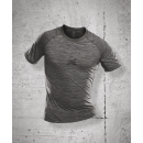 GK Pro Undercover Stamina Sport T-Shirt Grau - Schwarz L