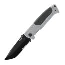 Walther PDP Tanto Messer Serrated Edge Tungsten Grey