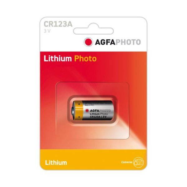 AGFA CR123A Lithium Batterie